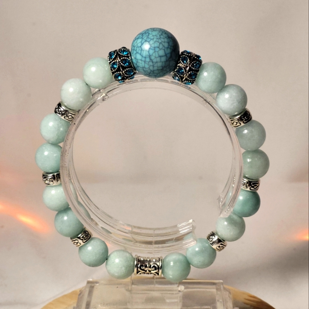 🍍 Handmade Aventurine Stone Bracelet